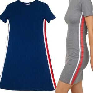 Alcott Los Angeles T-shirt Dress Womens S Preppy Minimalist Simple Bodycon Sport